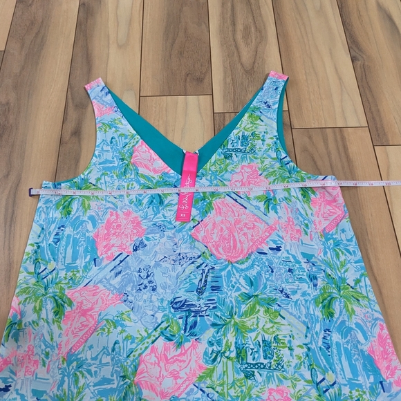EUC! Lilly Pulitzer Lileeze Florin Reversible V Neck Top Bohemian Queen Size XS - Picture 6 of 12